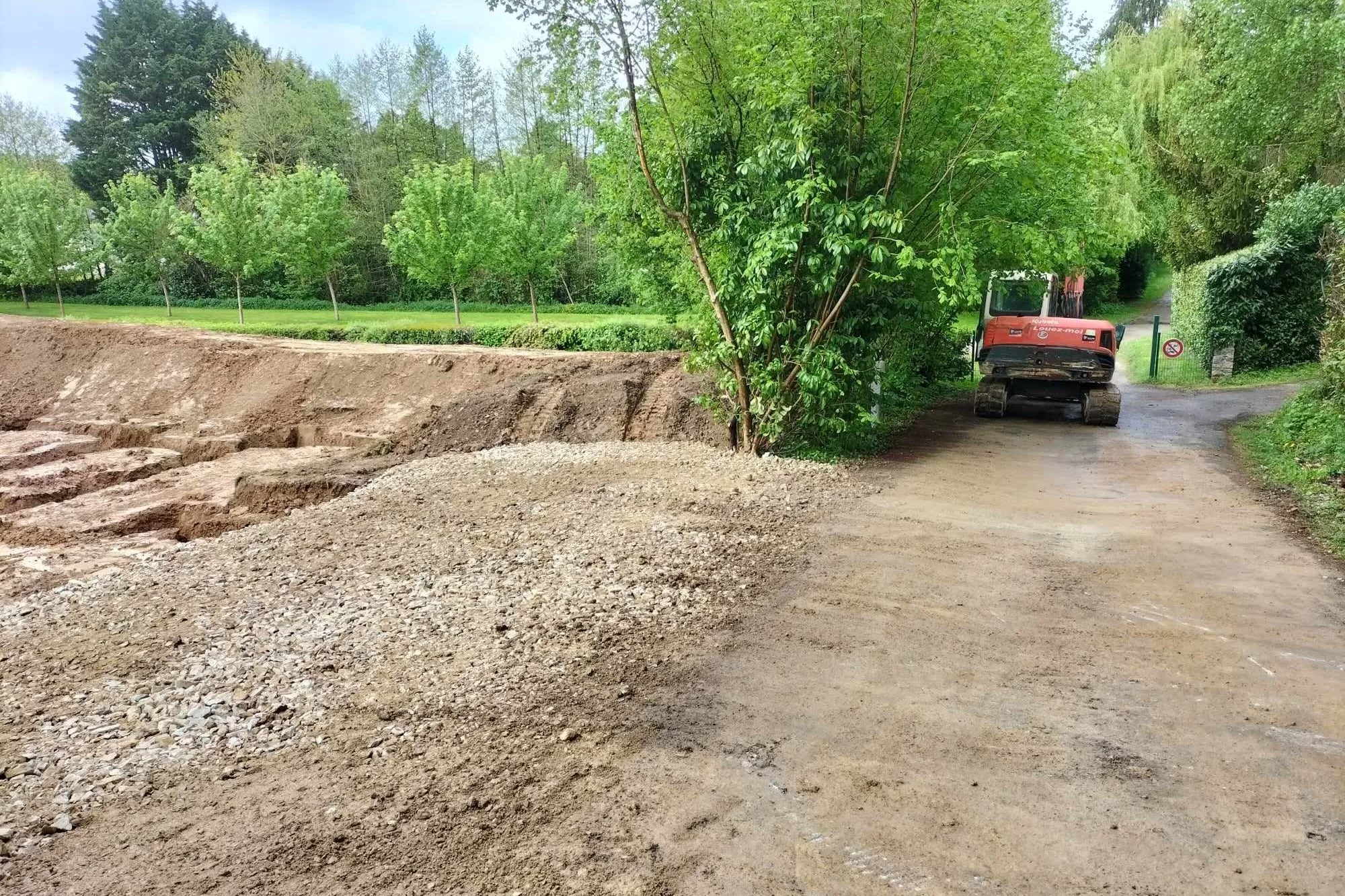 LEM-TP réalisations | Terrassement d'une maison neuve