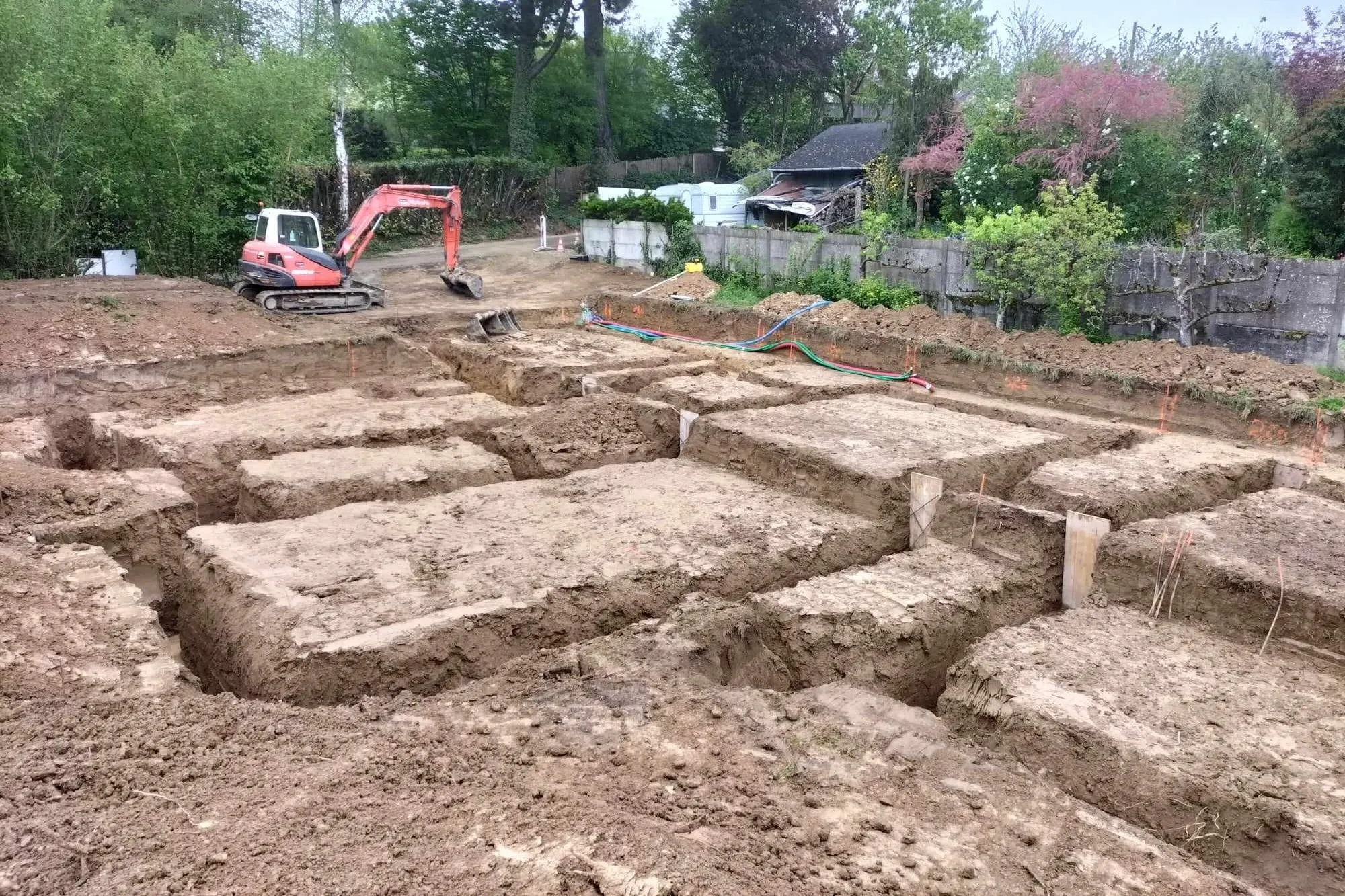 LEM-TP réalisations | Terrassement d'une maison neuve