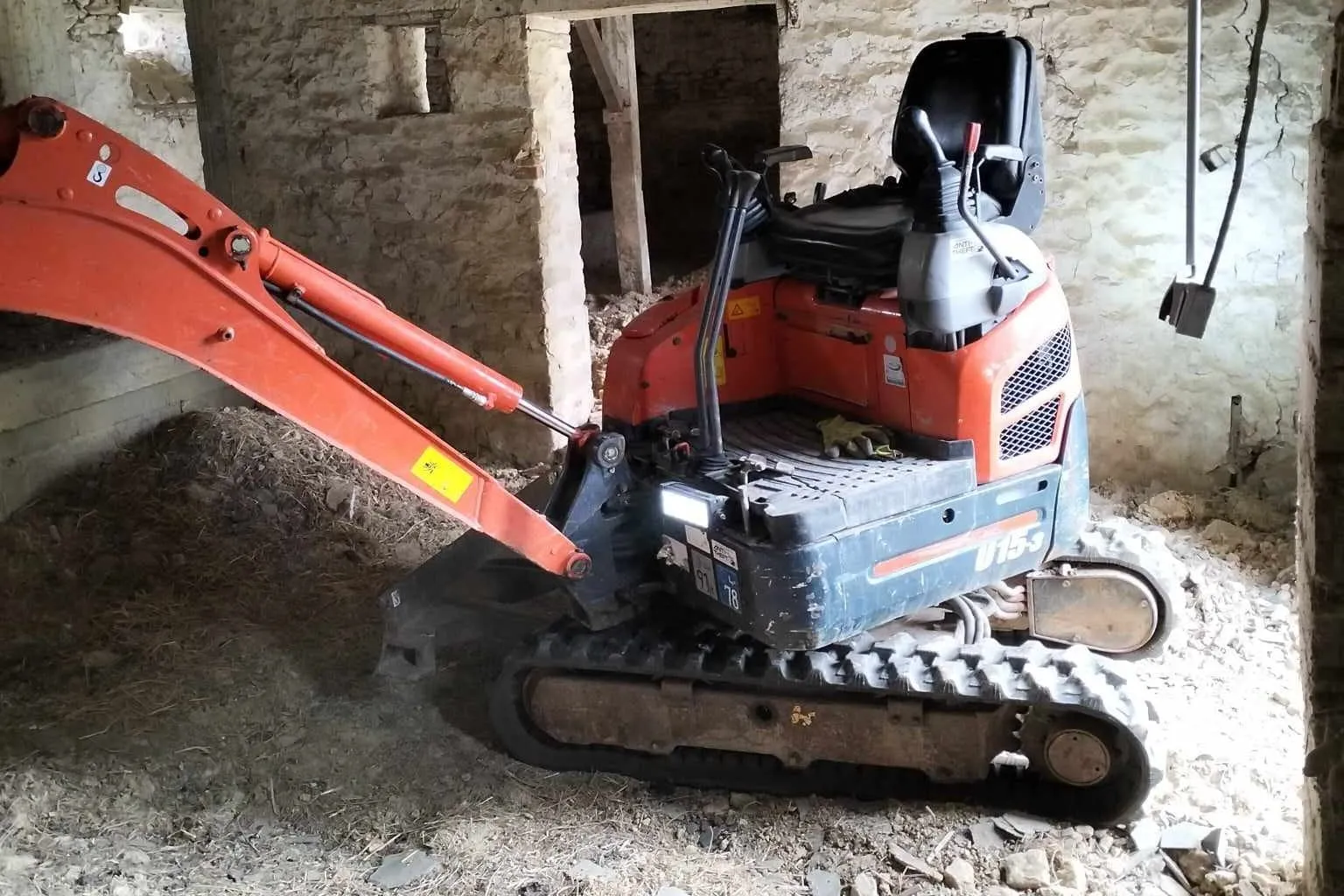 LEM-TP réalisations | Démolition d'un ancien bâtiment agricole